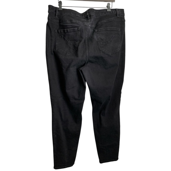 Lane Bryant Women's Black Jeans Size 22 Skinny Genius Fit Jeans Denim Plus Size - Picture 4 of 4